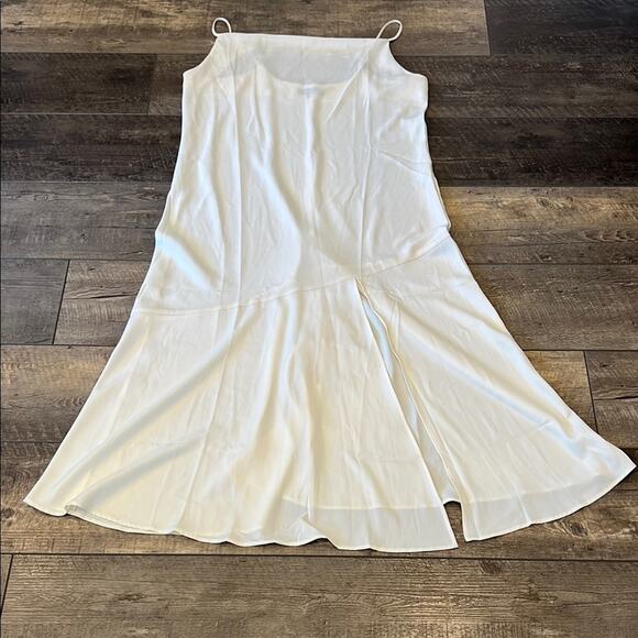 NWT Eloquii Cream Slip Maxi Dress Size 22 - Picture 3 of 10